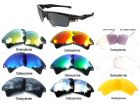 Galaxylense replacement for Oakley Fast Jacket XL 9 Color Pairs